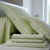 Drap housse vert pastel – Percale – Image 2
