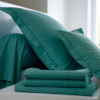 Drap housse bleu canard – Percale – Image 2