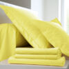 Drap housse jaune citron – Percale – Image 2