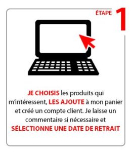 Etape 1 : Click & Collect