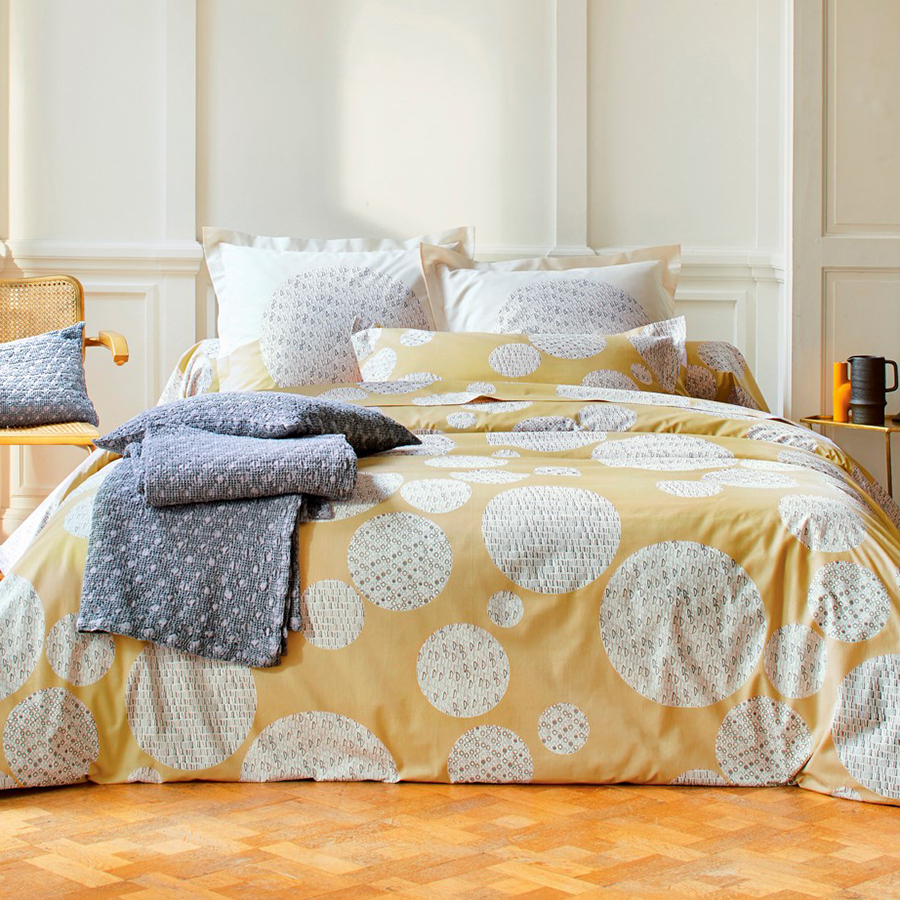 Housse de couette scandinave jaune - LIAKI à Dunkerque