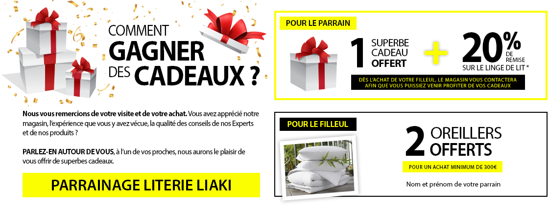 Parrainage Literie LIAKI